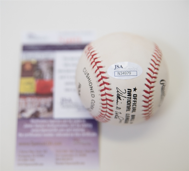 Tony Gwynn & Cal Ripken Jr Signed Baseballs - JSA